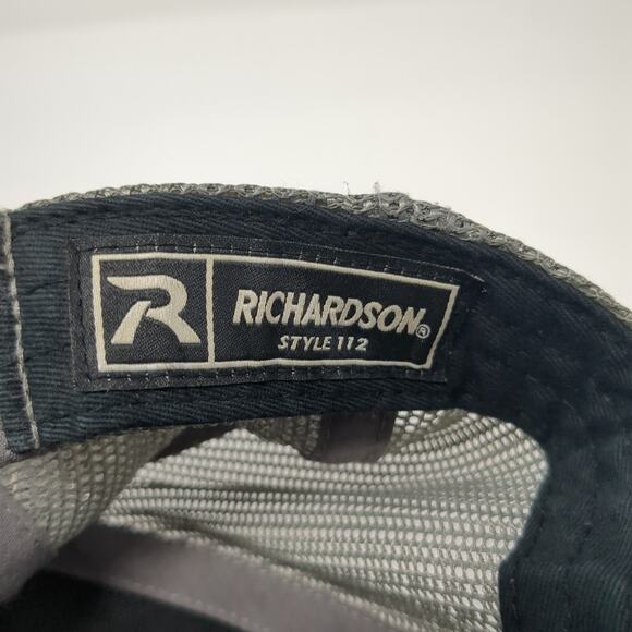 Low Roller Reining Classic Trucker Hat Black One Size Adjustable Mesh Richardson - Picture 9 of 10